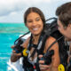 Introductory divers prepare for their dive on the Great Barrier Reef